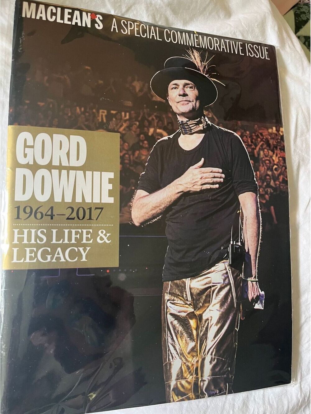 Gord downie magazine and Tragically hip cd